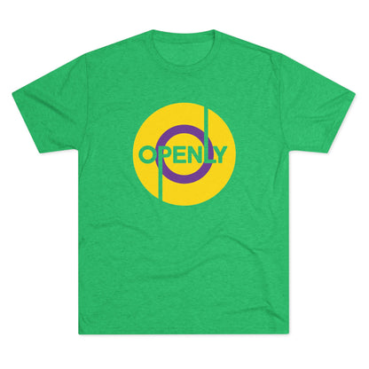 Openly Intersex Unisex Tri-Blend Crew Tee