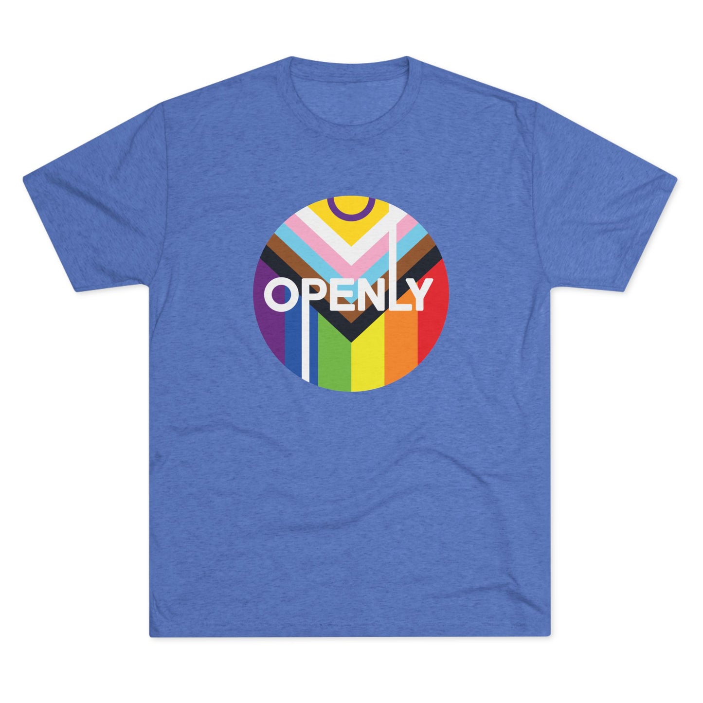 Openly LGBTQIA+ Unisex Tri-Blend Crew Tee