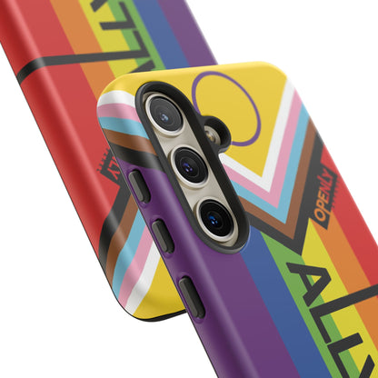 Ally Phone Case - Openly: Ally Design for LGBTQ+ & BIPOC Supporters