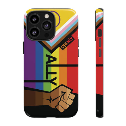 Ally Phone Case - Openly: Ally Design for LGBTQ+ & BIPOC Supporters