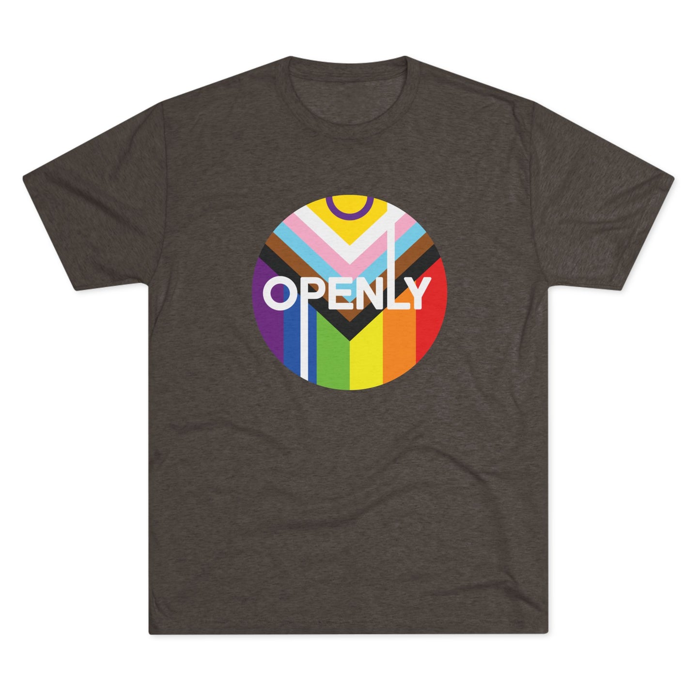 Openly LGBTQIA+ Unisex Tri-Blend Crew Tee
