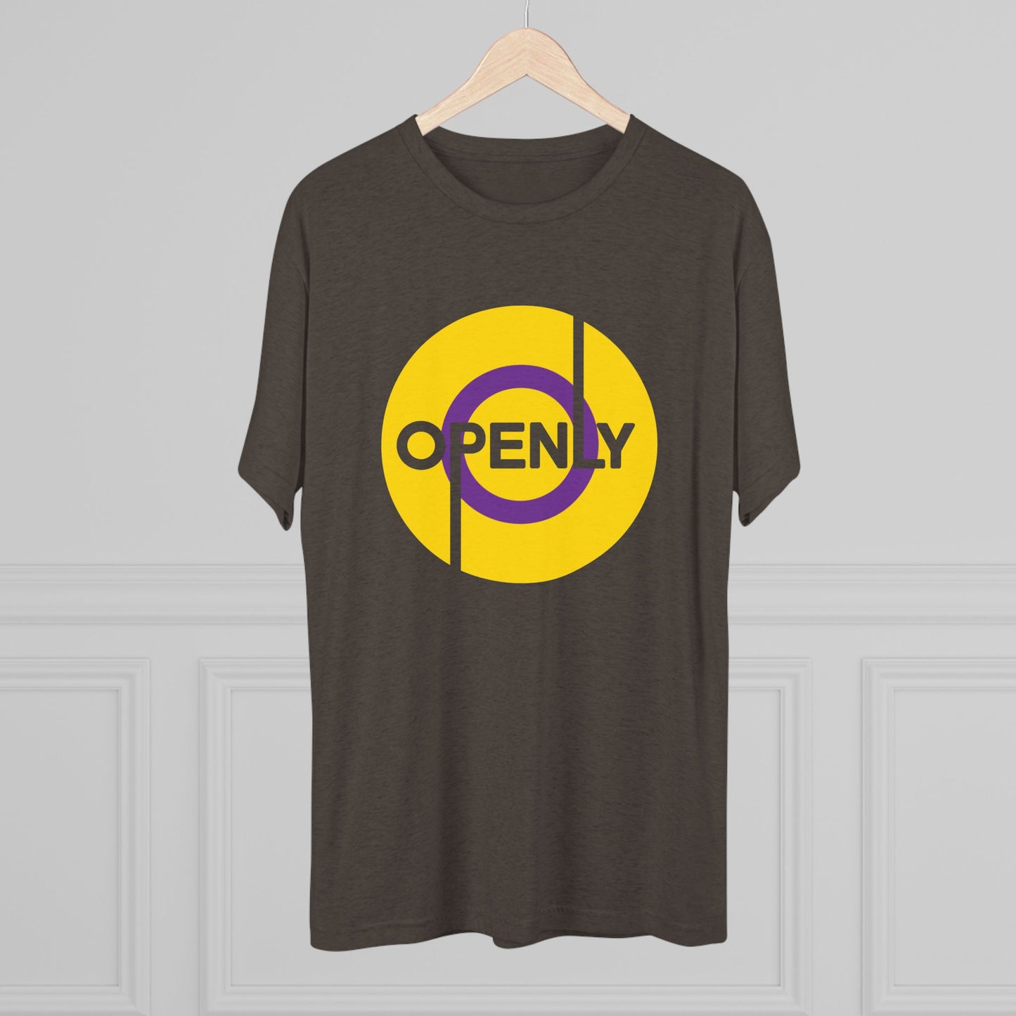 Openly Intersex Unisex Tri-Blend Crew Tee