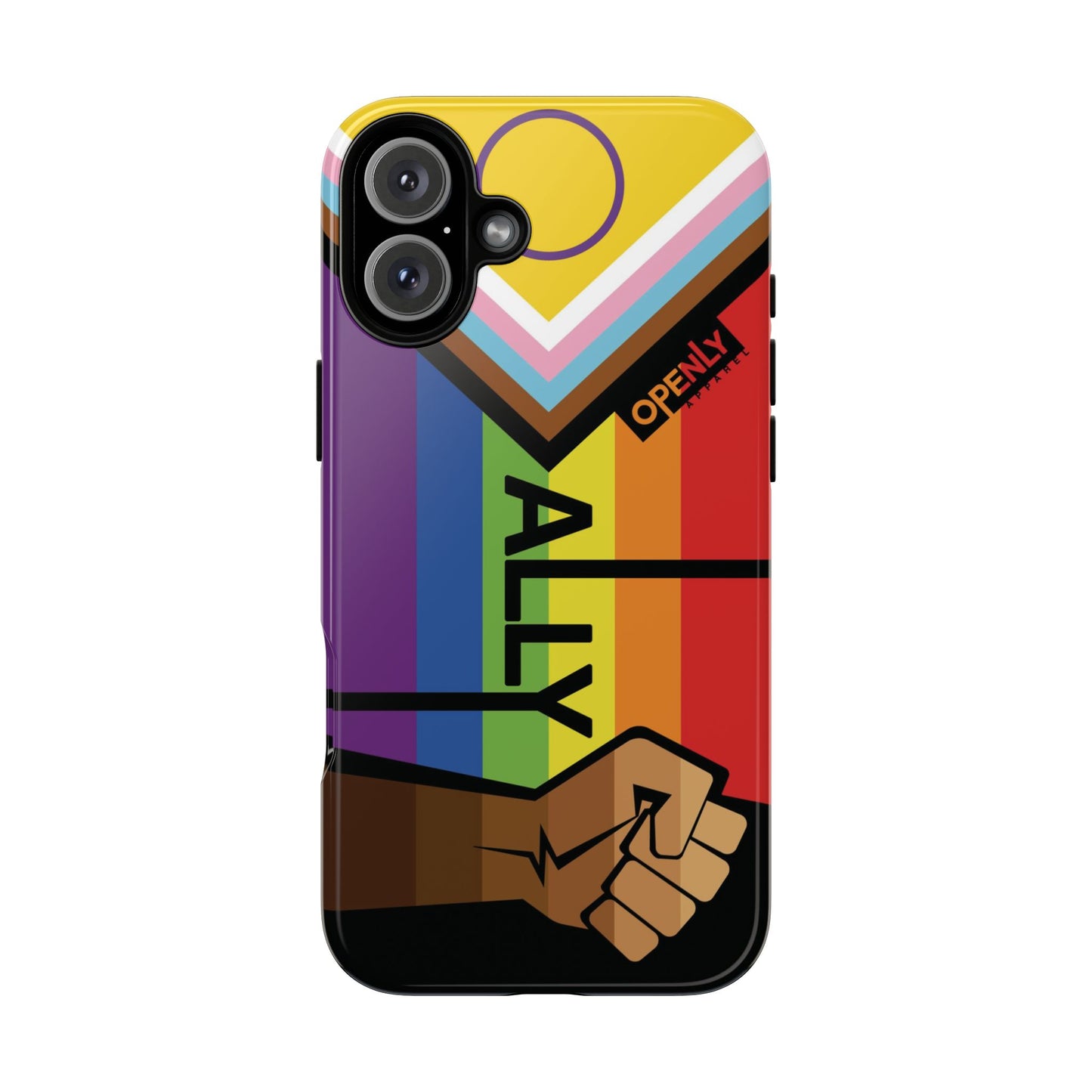 Ally Phone Case - Openly: Ally Design for LGBTQ+ & BIPOC Supporters