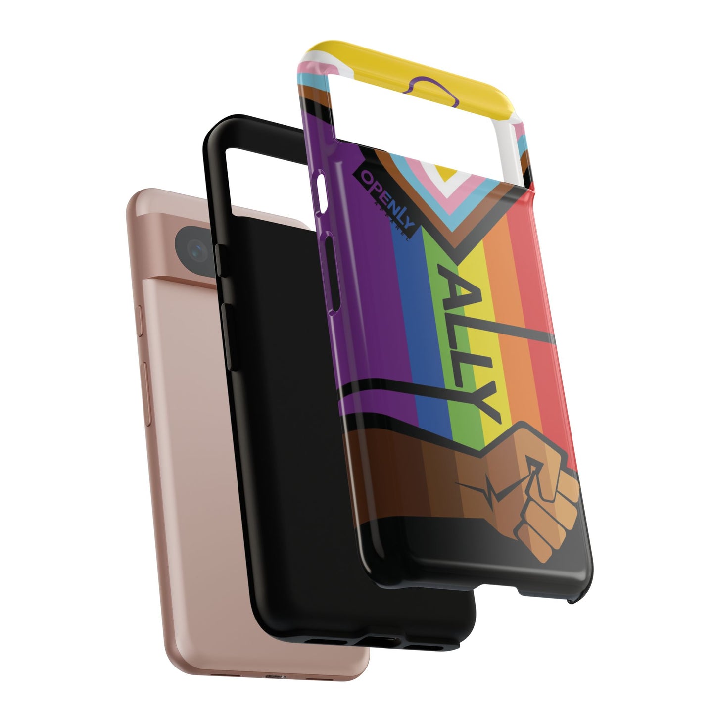 Ally Phone Case - Openly: Ally Design for LGBTQ+ & BIPOC Supporters