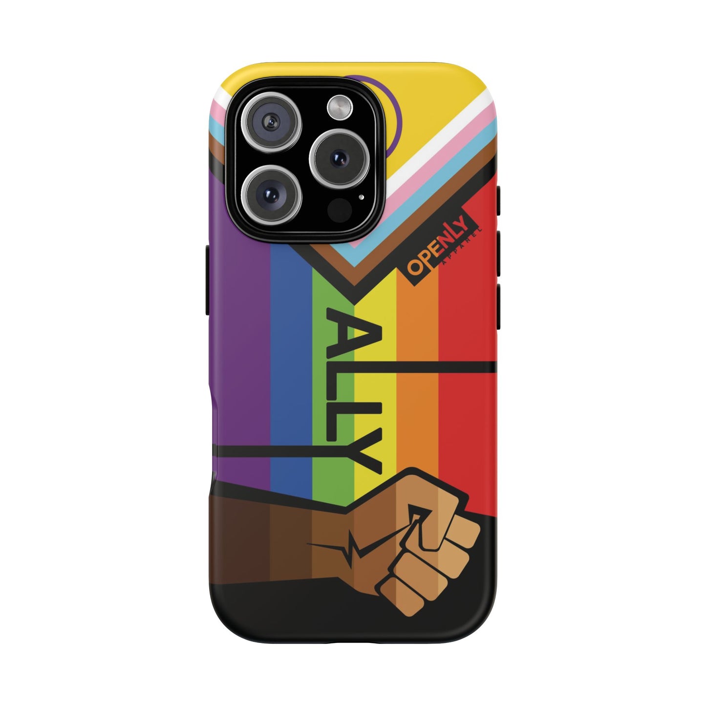 Ally Phone Case - Openly: Ally Design for LGBTQ+ & BIPOC Supporters