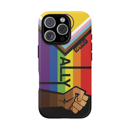 Ally Phone Case - Openly: Ally Design for LGBTQ+ & BIPOC Supporters