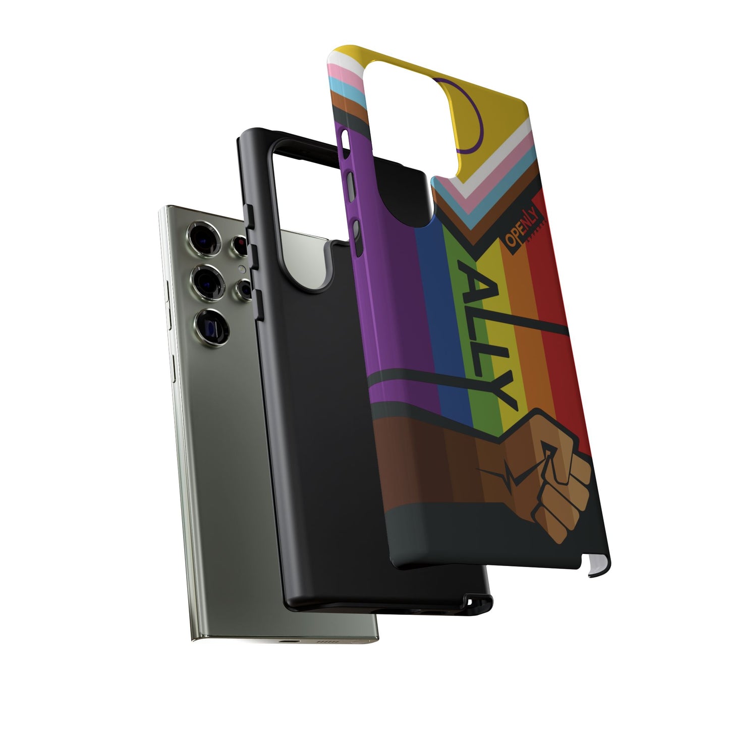 Ally Phone Case - Openly: Ally Design for LGBTQ+ & BIPOC Supporters