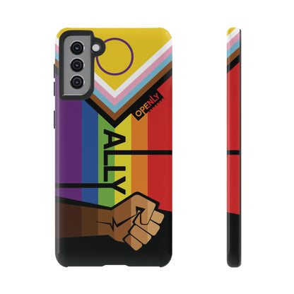 Ally Phone Case - Openly: Ally Design for LGBTQ+ & BIPOC Supporters