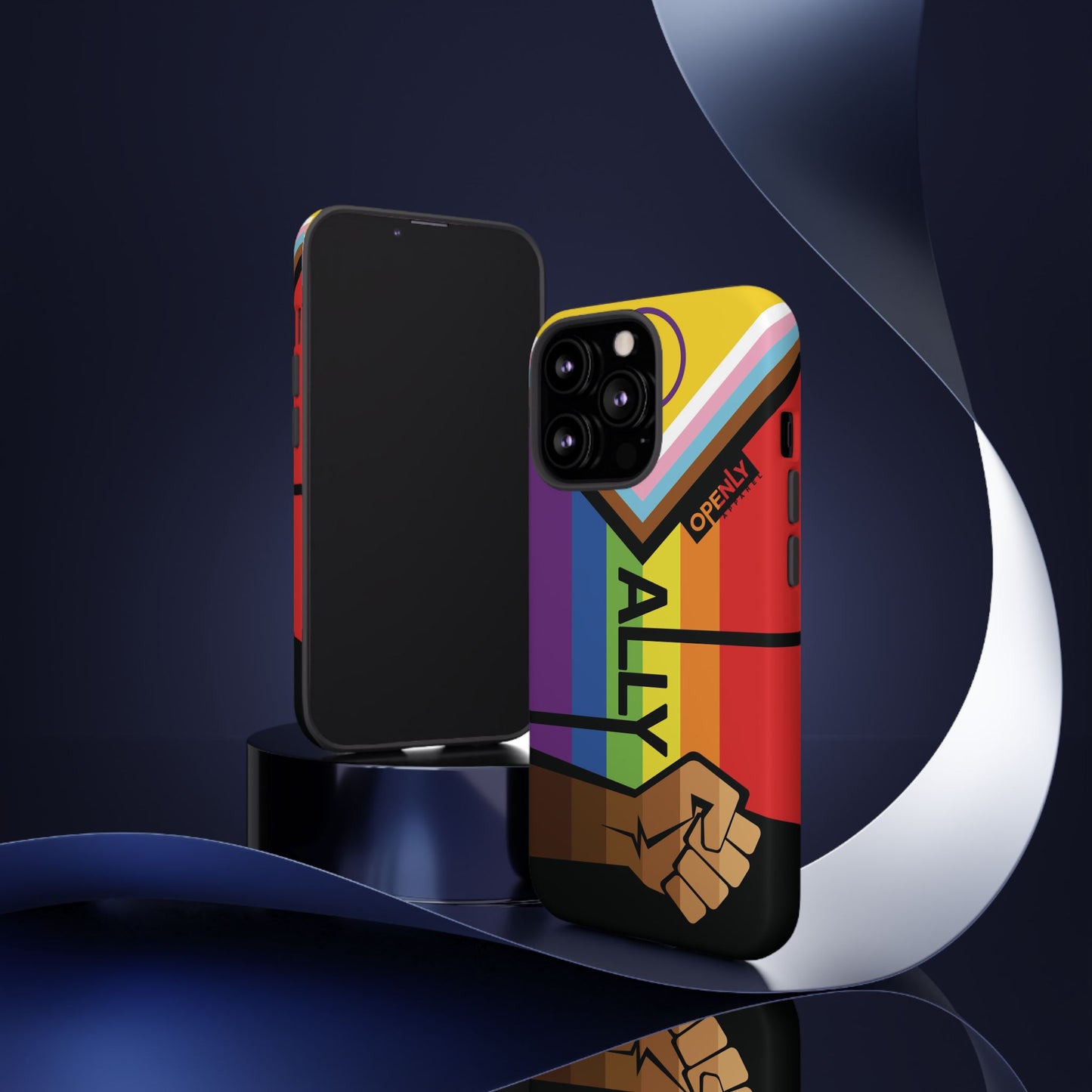 Ally Phone Case - Openly: Ally Design for LGBTQ+ & BIPOC Supporters