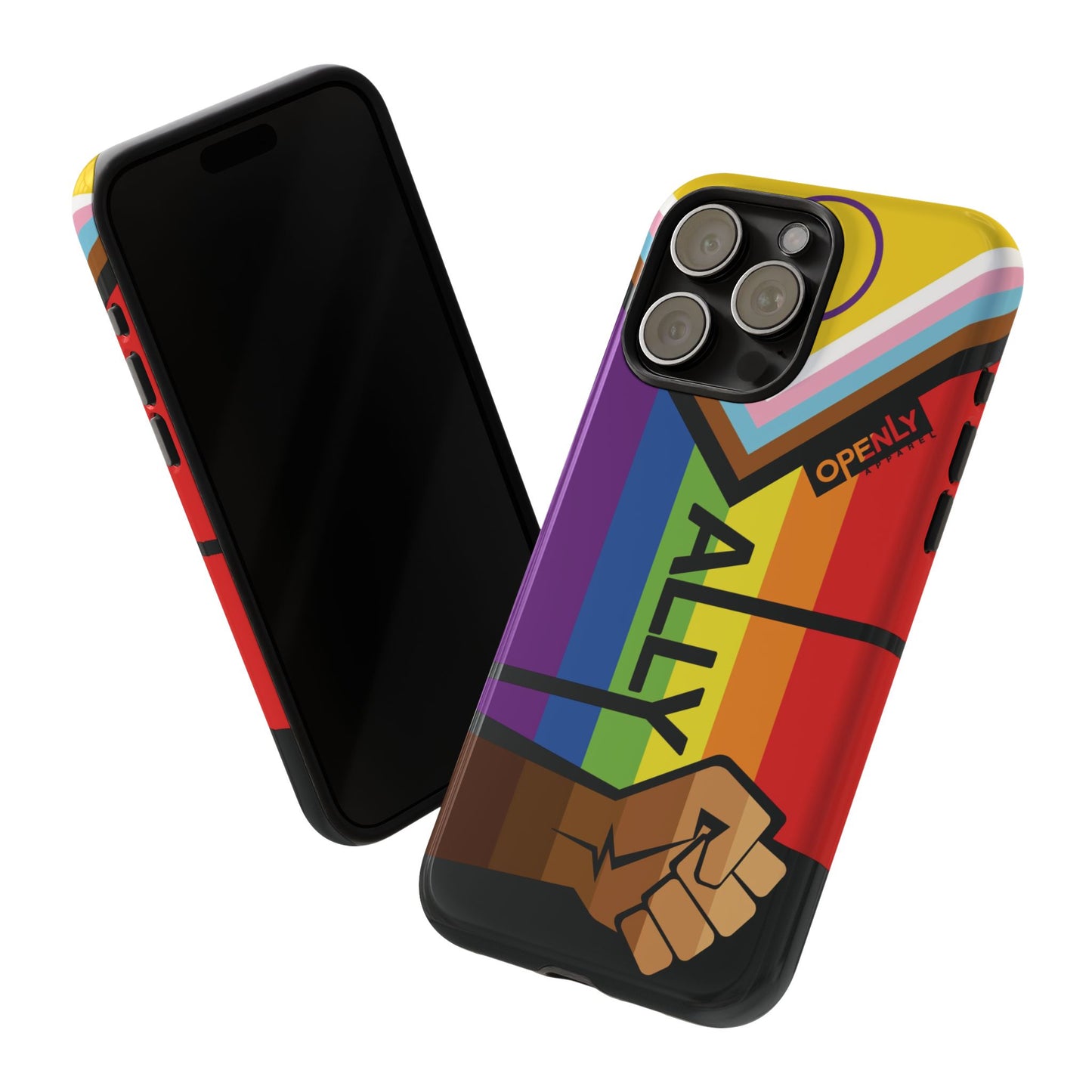 Ally Phone Case - Openly: Ally Design for LGBTQ+ & BIPOC Supporters