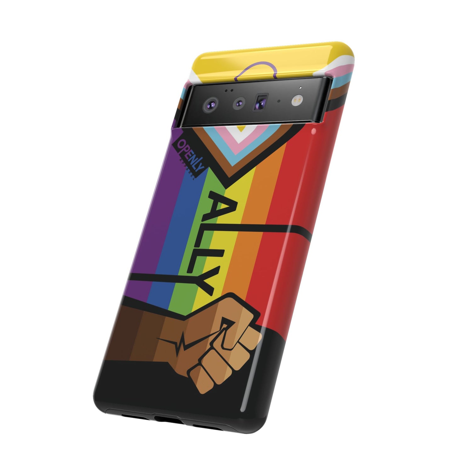 Ally Phone Case - Openly: Ally Design for LGBTQ+ & BIPOC Supporters
