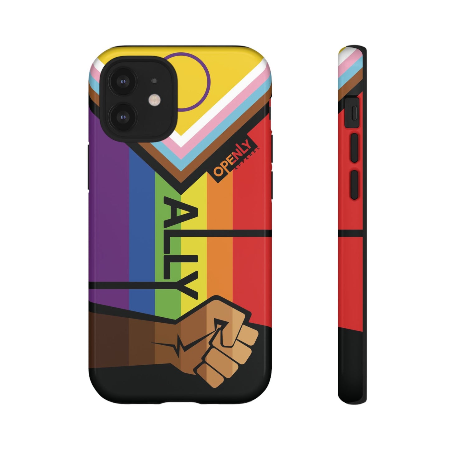 Ally Phone Case - Openly: Ally Design for LGBTQ+ & BIPOC Supporters