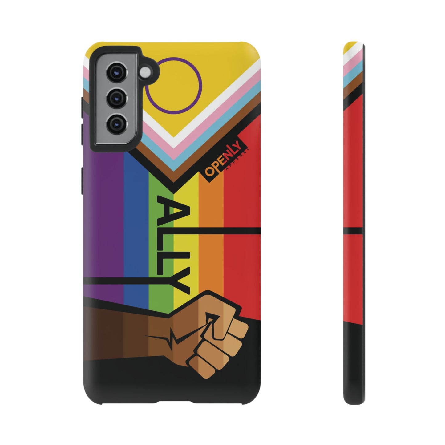Ally Phone Case - Openly: Ally Design for LGBTQ+ & BIPOC Supporters