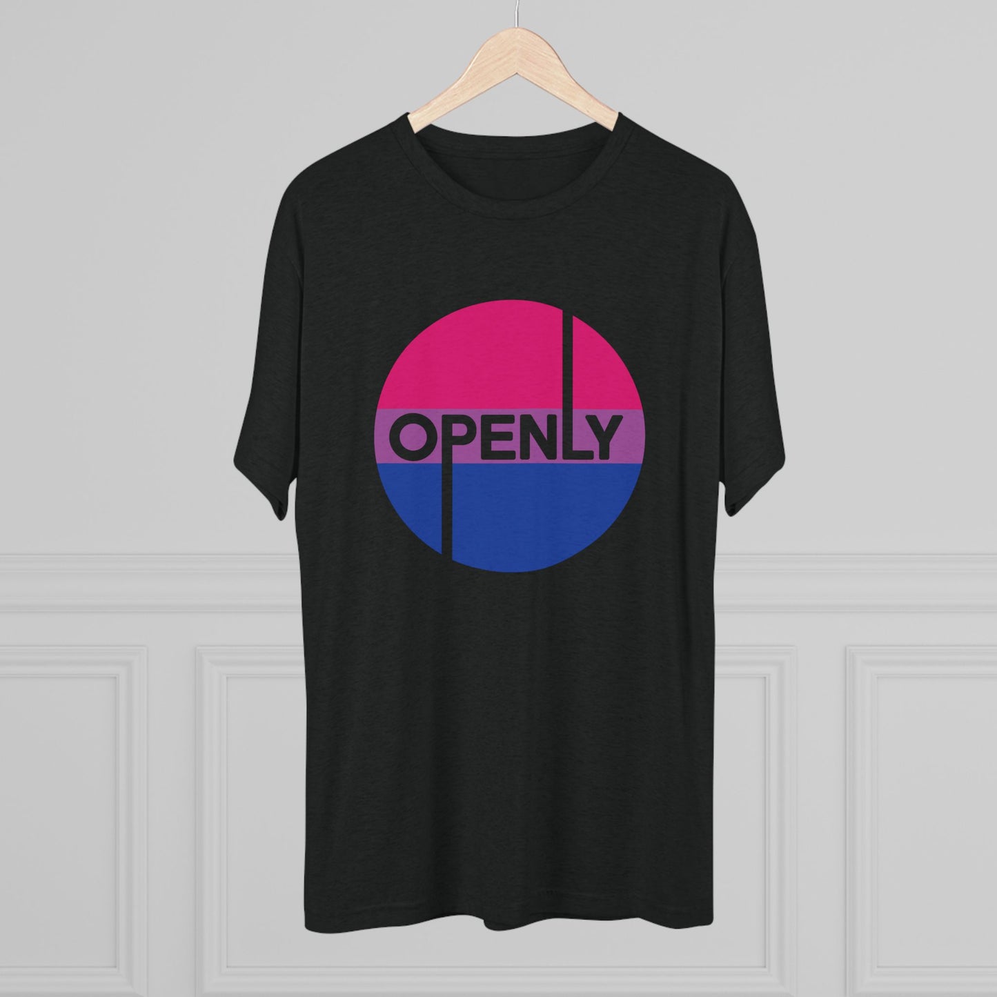Openly Bi Unisex Tri-Blend Crew Tee