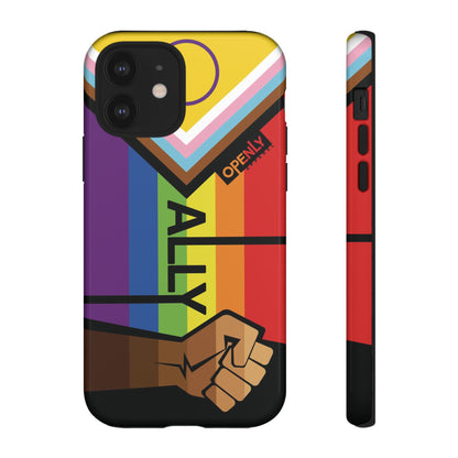 Ally Phone Case - Openly: Ally Design for LGBTQ+ & BIPOC Supporters
