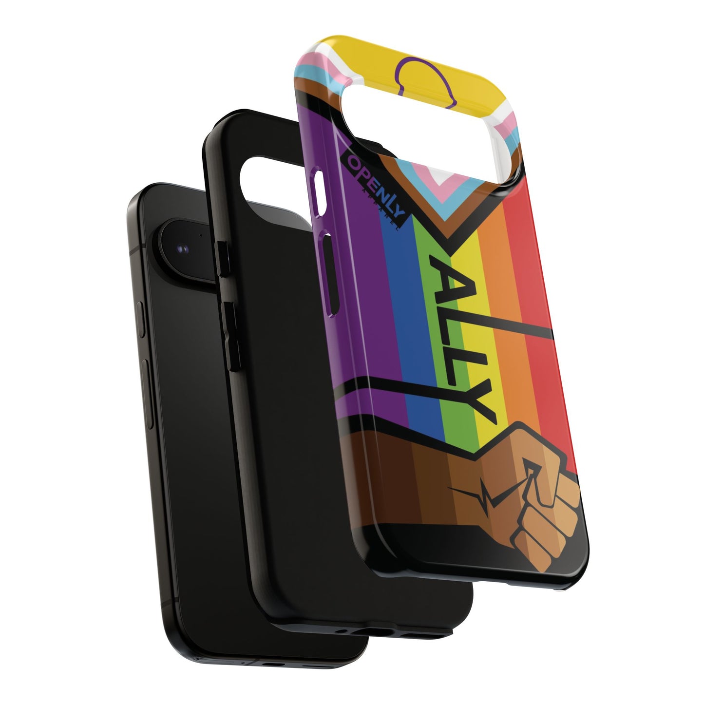 Ally Phone Case - Openly: Ally Design for LGBTQ+ & BIPOC Supporters