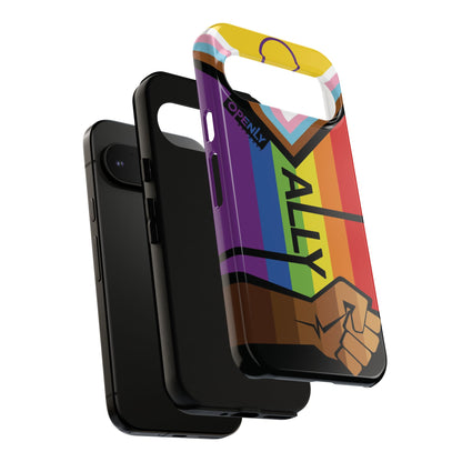 Ally Phone Case - Openly: Ally Design for LGBTQ+ & BIPOC Supporters