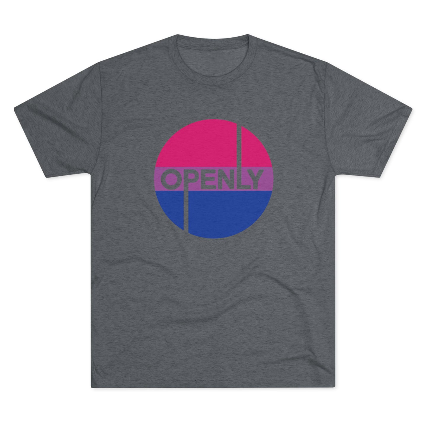 Openly Bi Unisex Tri-Blend Crew Tee