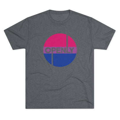 Openly Bi Unisex Tri-Blend Crew Tee