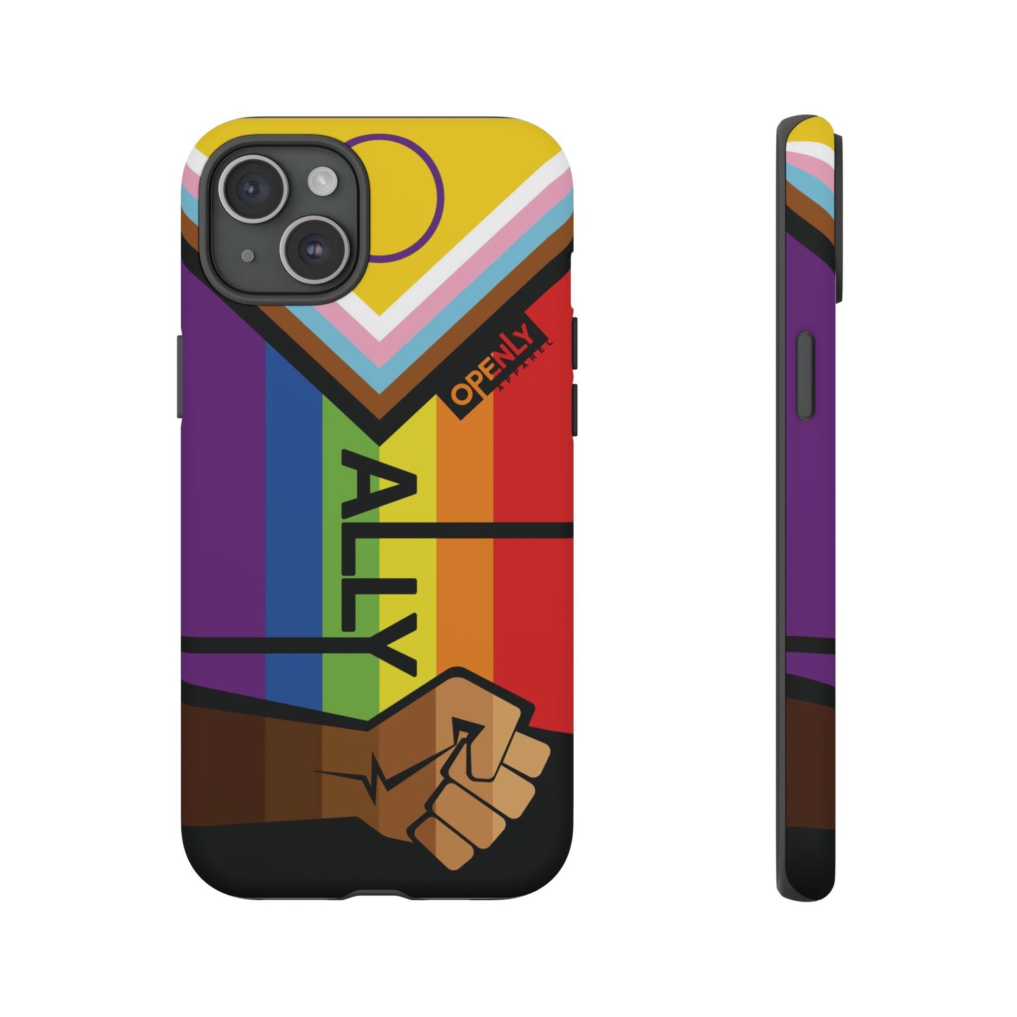 Ally Phone Case - Openly: Ally Design for LGBTQ+ & BIPOC Supporters