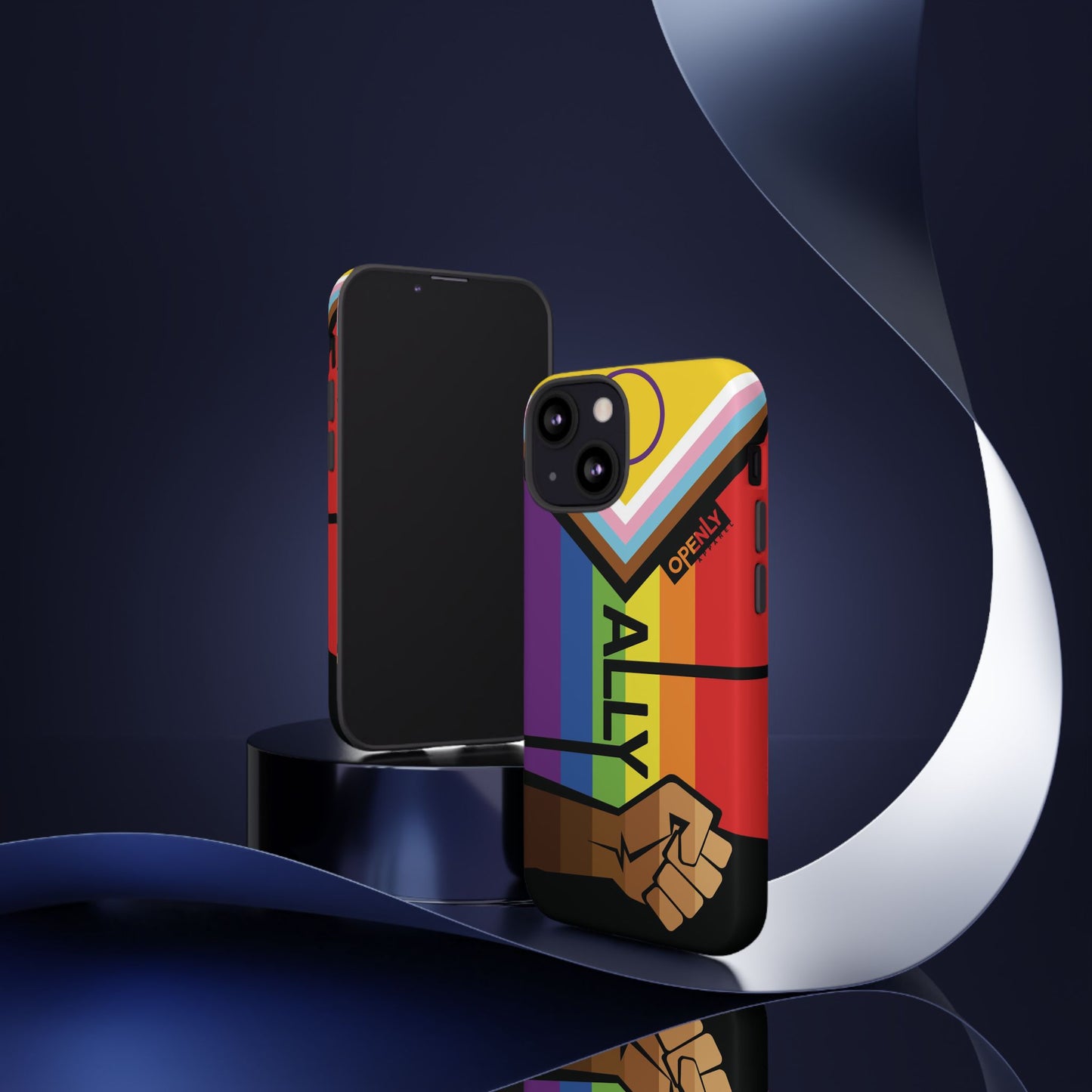 Ally Phone Case - Openly: Ally Design for LGBTQ+ & BIPOC Supporters