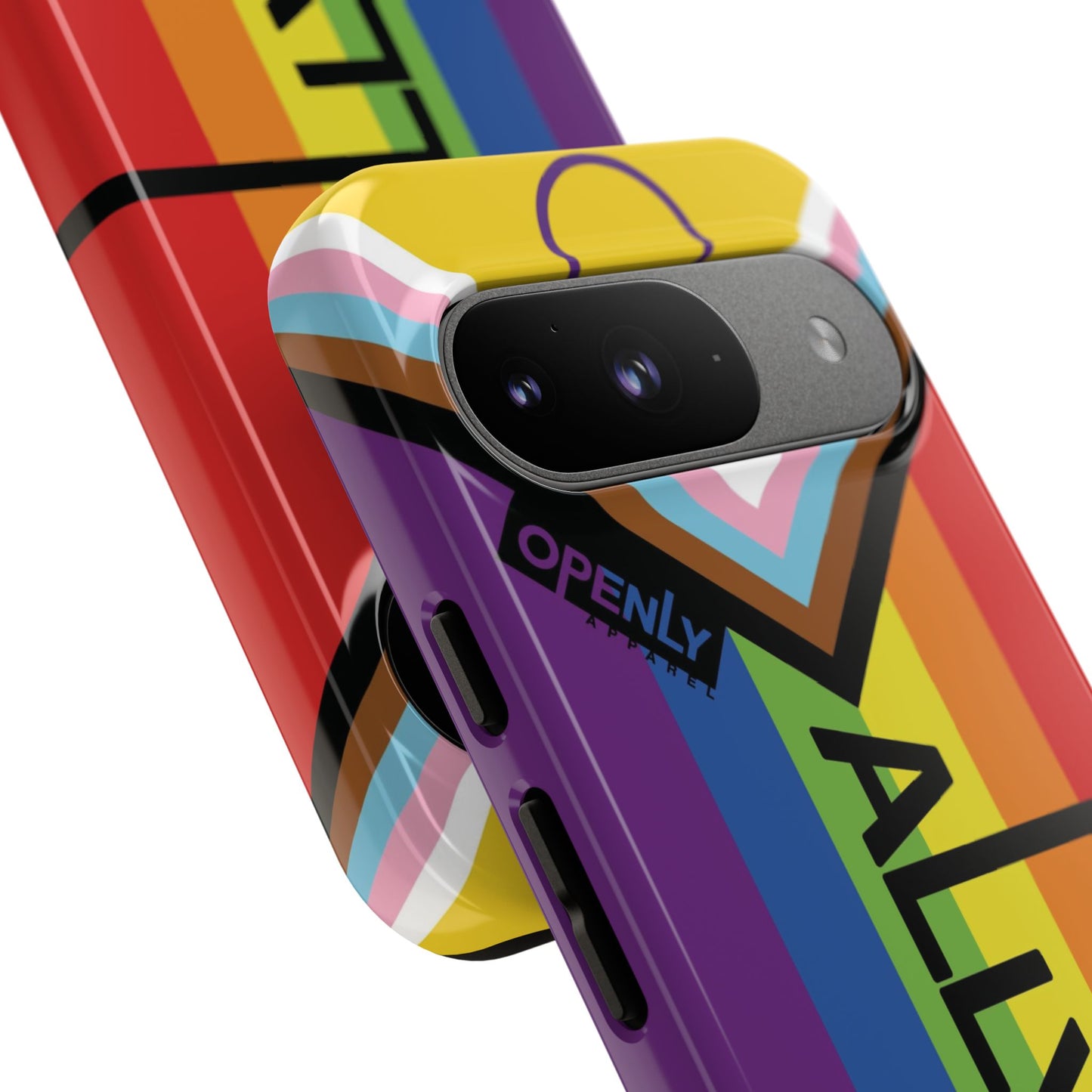 Ally Phone Case - Openly: Ally Design for LGBTQ+ & BIPOC Supporters