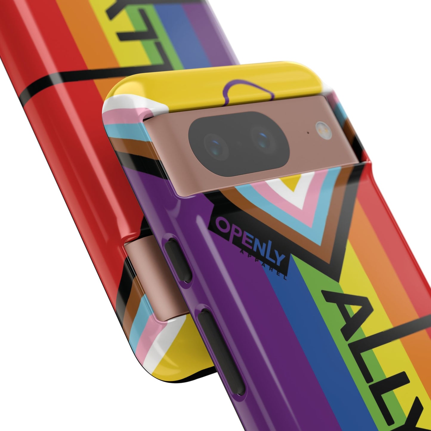 Ally Phone Case - Openly: Ally Design for LGBTQ+ & BIPOC Supporters