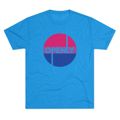 Openly Bi Unisex Tri-Blend Crew Tee