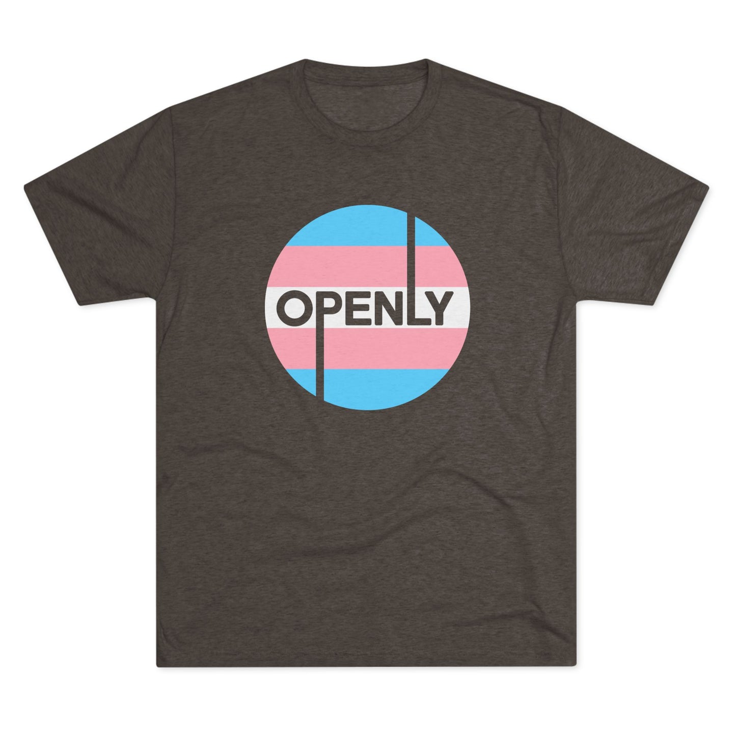 Openly Trans Unisex Tri-Blend Crew Tee