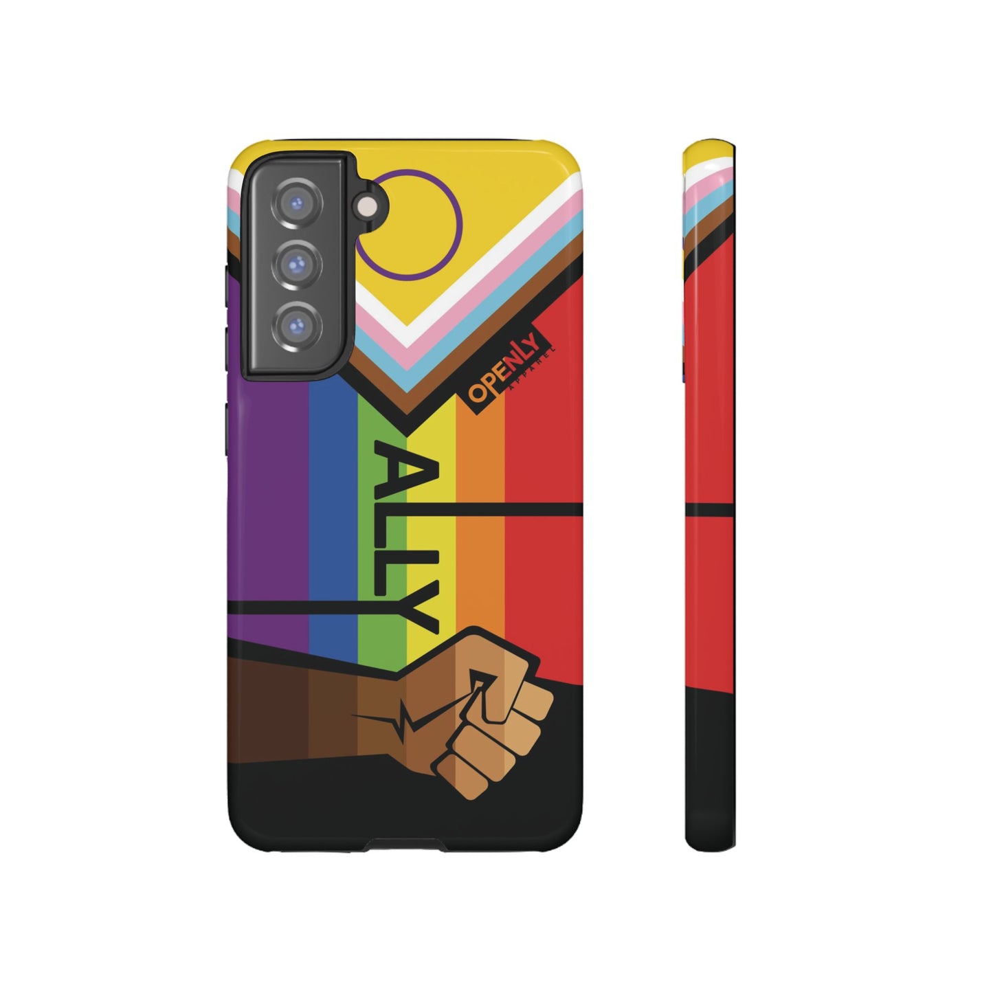 Ally Phone Case - Openly: Ally Design for LGBTQ+ & BIPOC Supporters