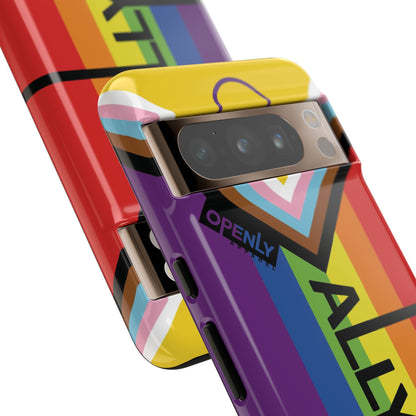 Ally Phone Case - Openly: Ally Design for LGBTQ+ & BIPOC Supporters