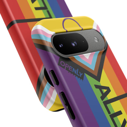 Ally Phone Case - Openly: Ally Design for LGBTQ+ & BIPOC Supporters