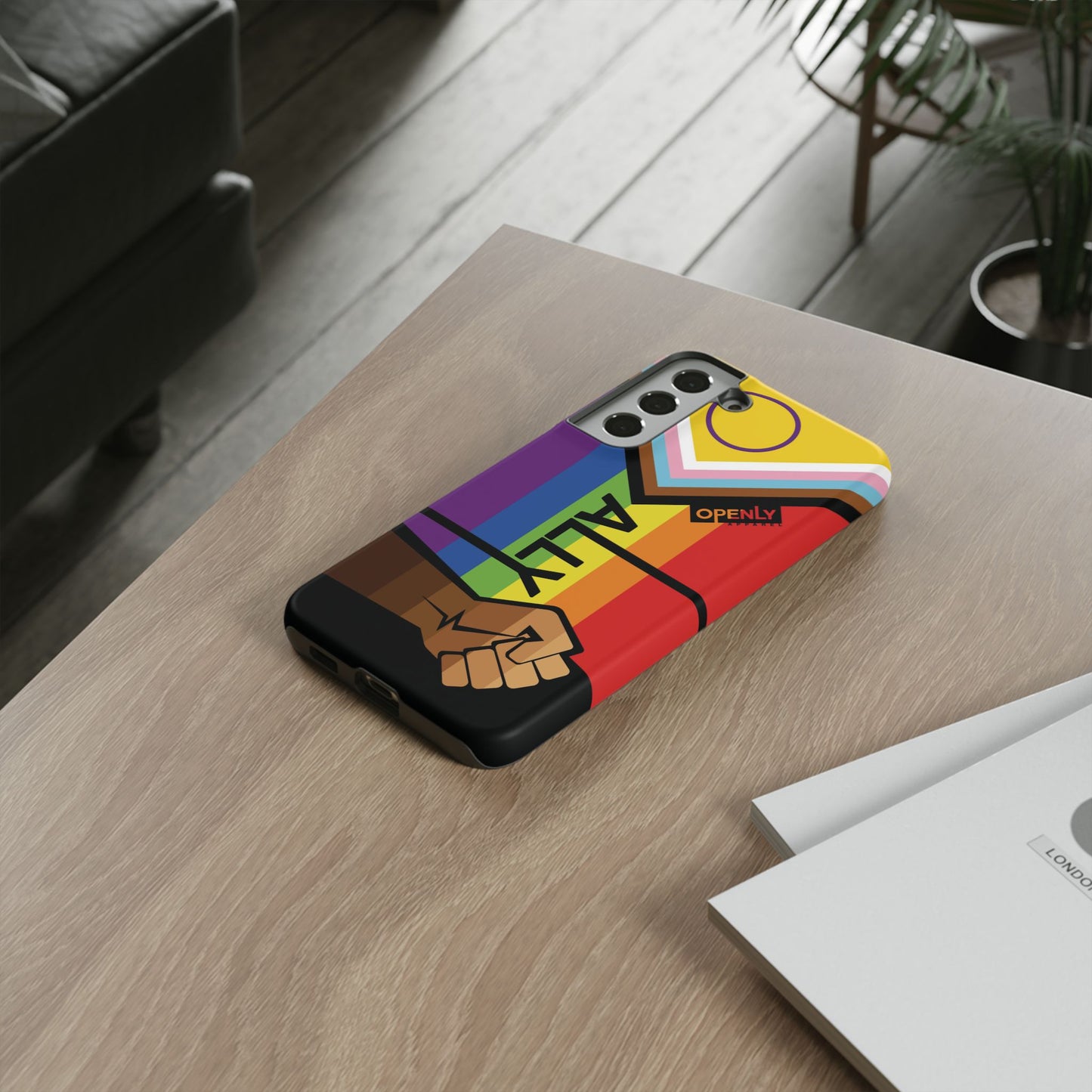 Ally Phone Case - Openly: Ally Design for LGBTQ+ & BIPOC Supporters
