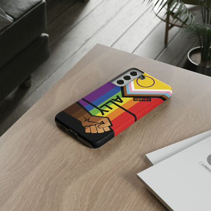 Ally Phone Case - Openly: Ally Design for LGBTQ+ & BIPOC Supporters