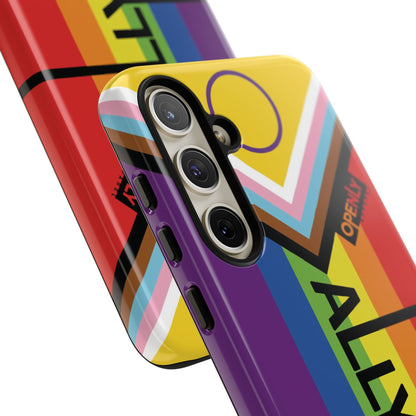 Ally Phone Case - Openly: Ally Design for LGBTQ+ & BIPOC Supporters
