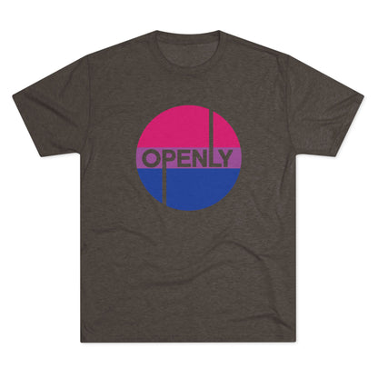 Openly Bi Unisex Tri-Blend Crew Tee