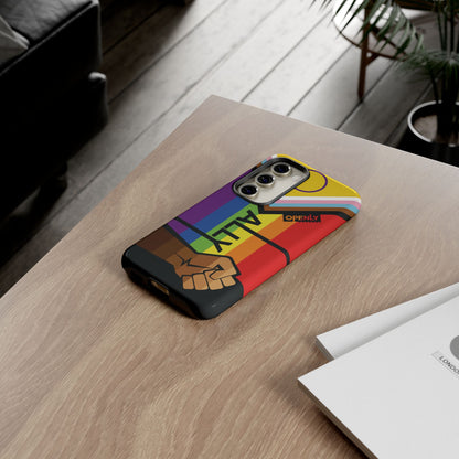 Ally Phone Case - Openly: Ally Design for LGBTQ+ & BIPOC Supporters