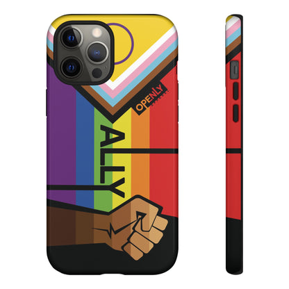 Ally Phone Case - Openly: Ally Design for LGBTQ+ & BIPOC Supporters