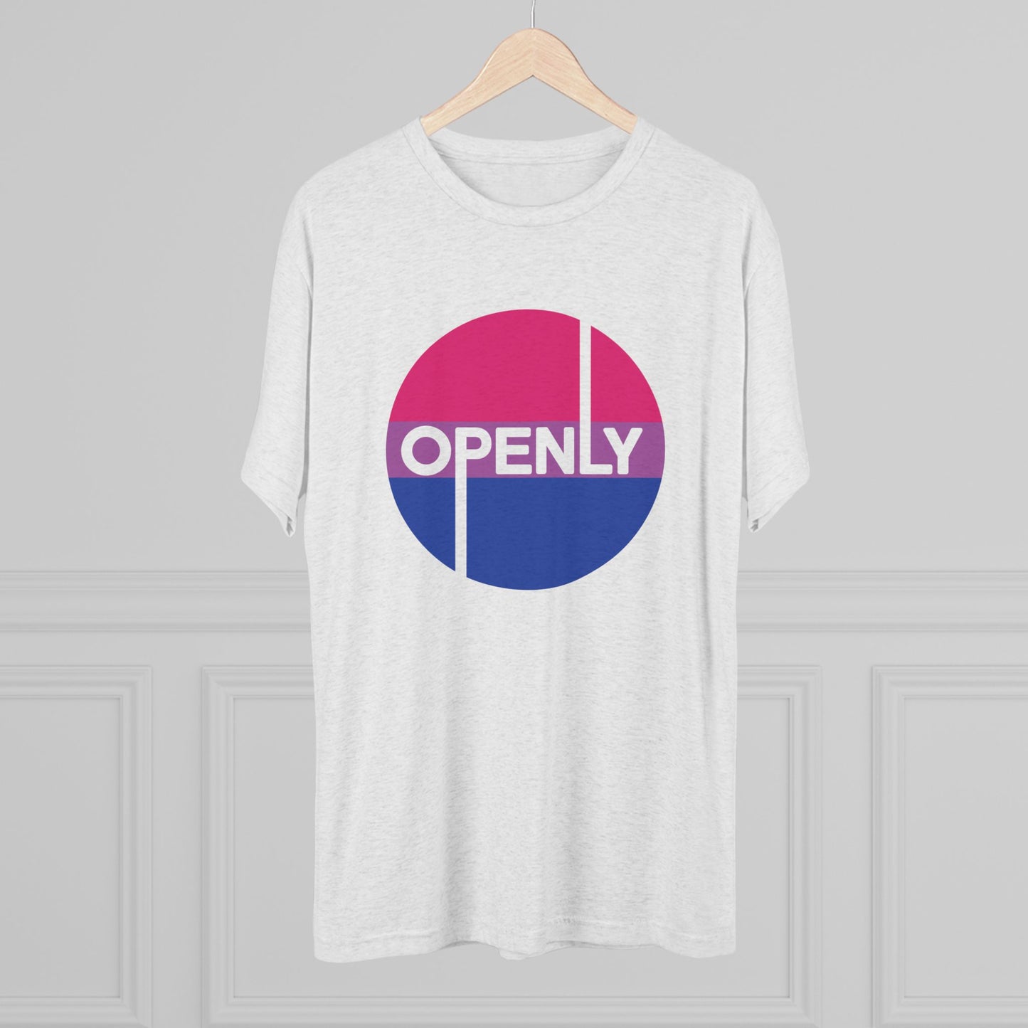 Openly Bi Unisex Tri-Blend Crew Tee