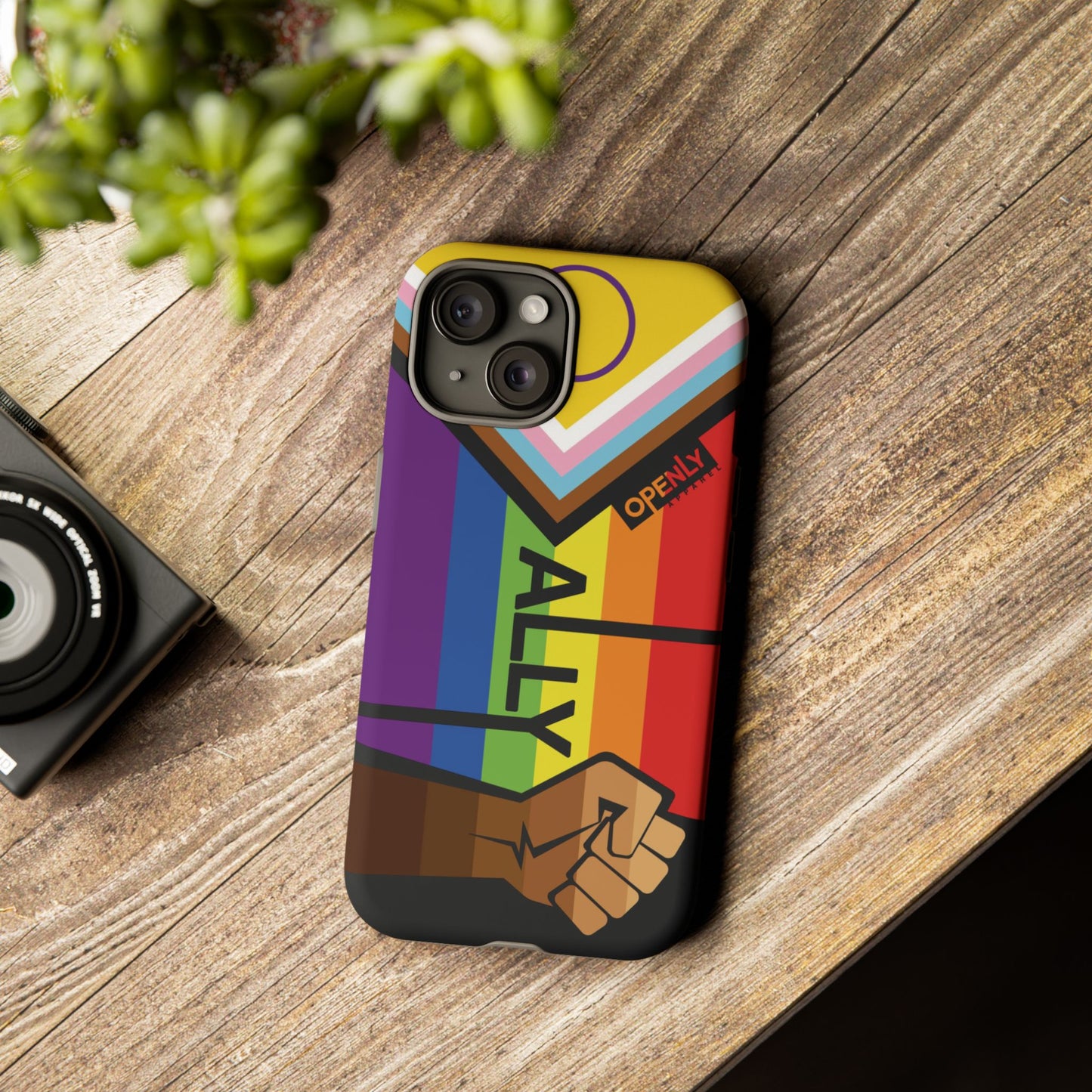 Ally Phone Case - Openly: Ally Design for LGBTQ+ & BIPOC Supporters