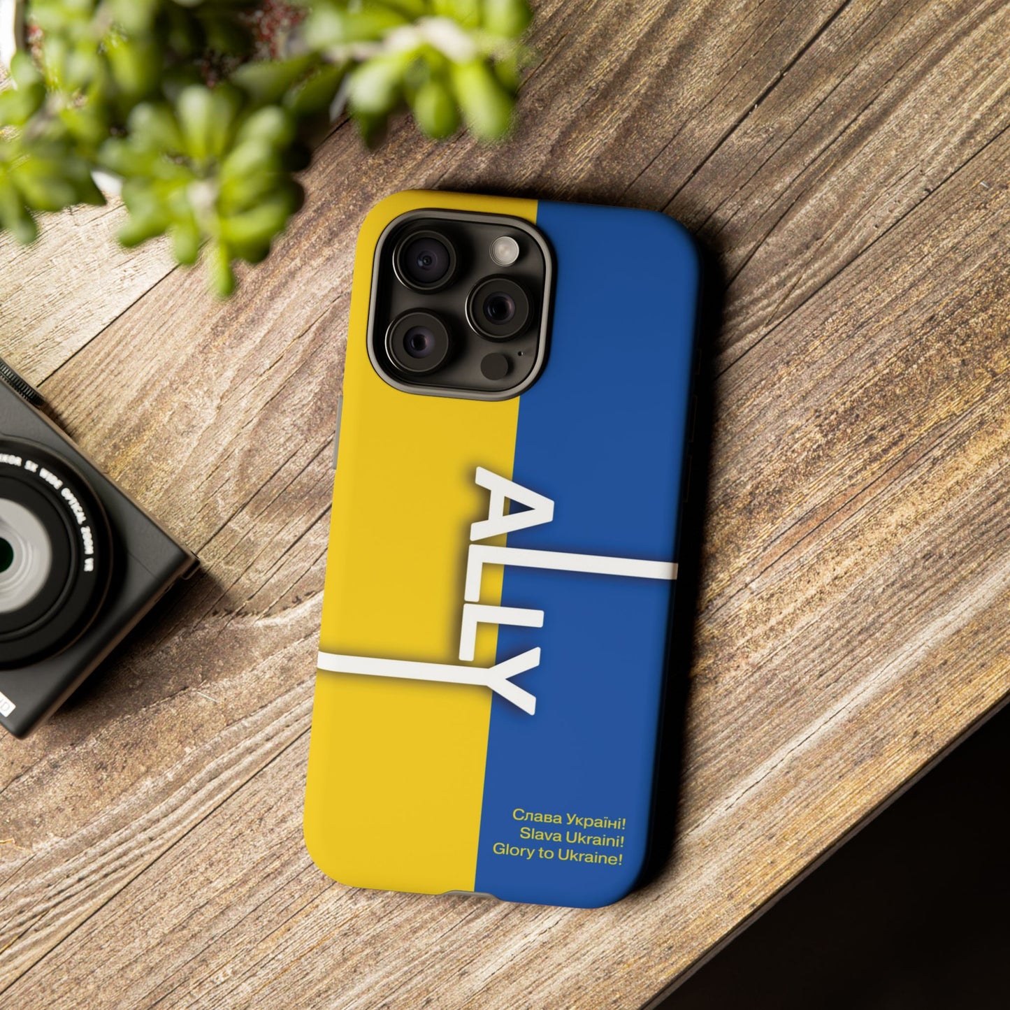 Slava Ukraine Ally Phone Case