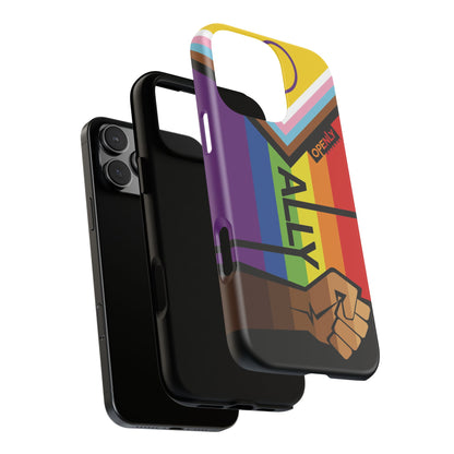 Ally Phone Case - Openly: Ally Design for LGBTQ+ & BIPOC Supporters