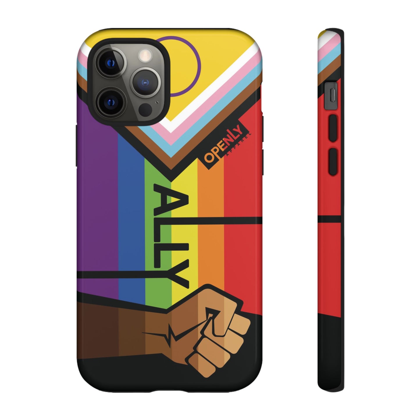 Ally Phone Case - Openly: Ally Design for LGBTQ+ & BIPOC Supporters