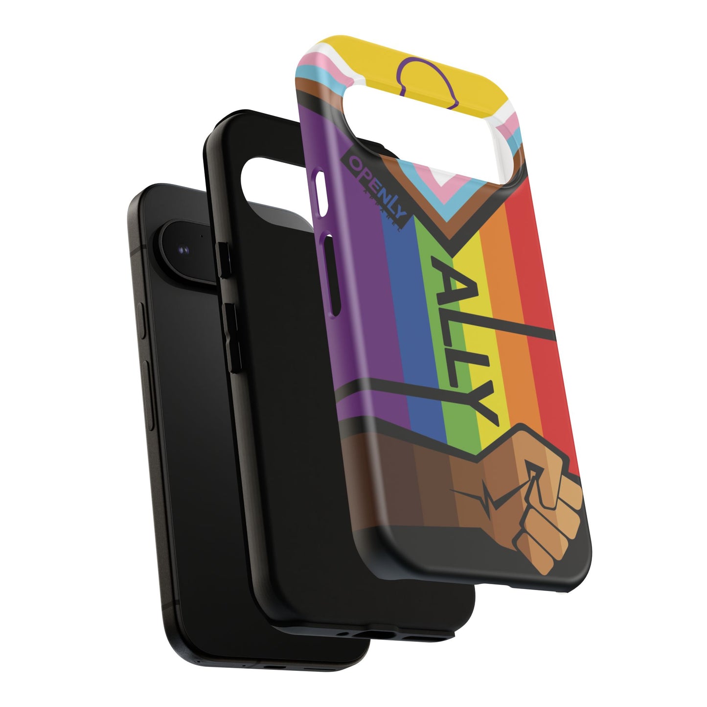Ally Phone Case - Openly: Ally Design for LGBTQ+ & BIPOC Supporters