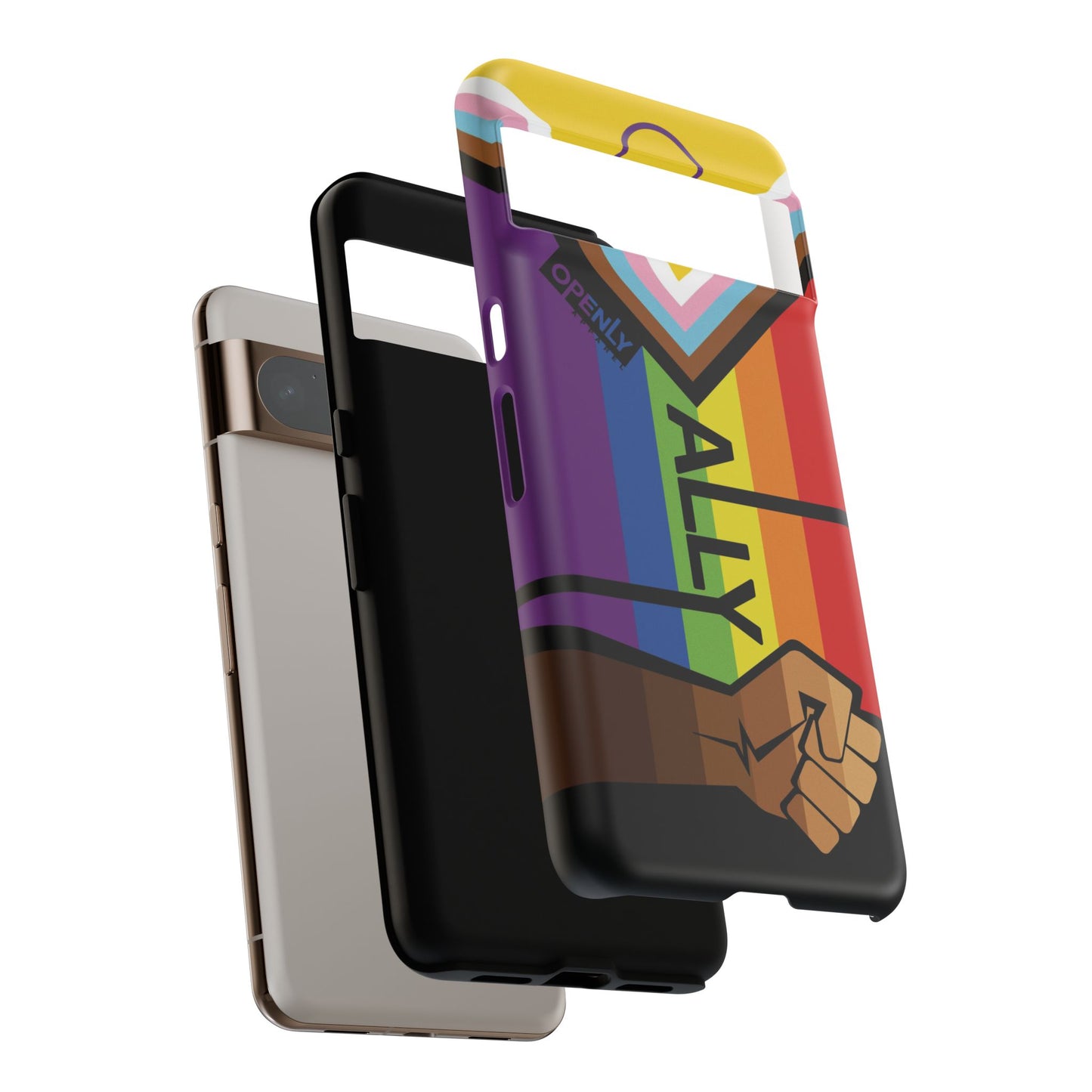 Ally Phone Case - Openly: Ally Design for LGBTQ+ & BIPOC Supporters