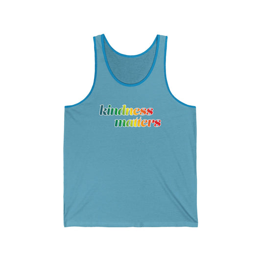 Unisex Jersey Tank - Kindness Matters Inspirational Apparel