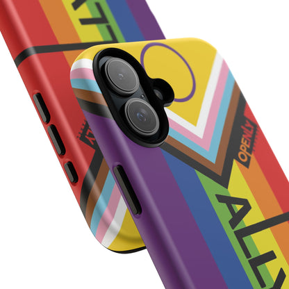 Ally Phone Case - Openly: Ally Design for LGBTQ+ & BIPOC Supporters