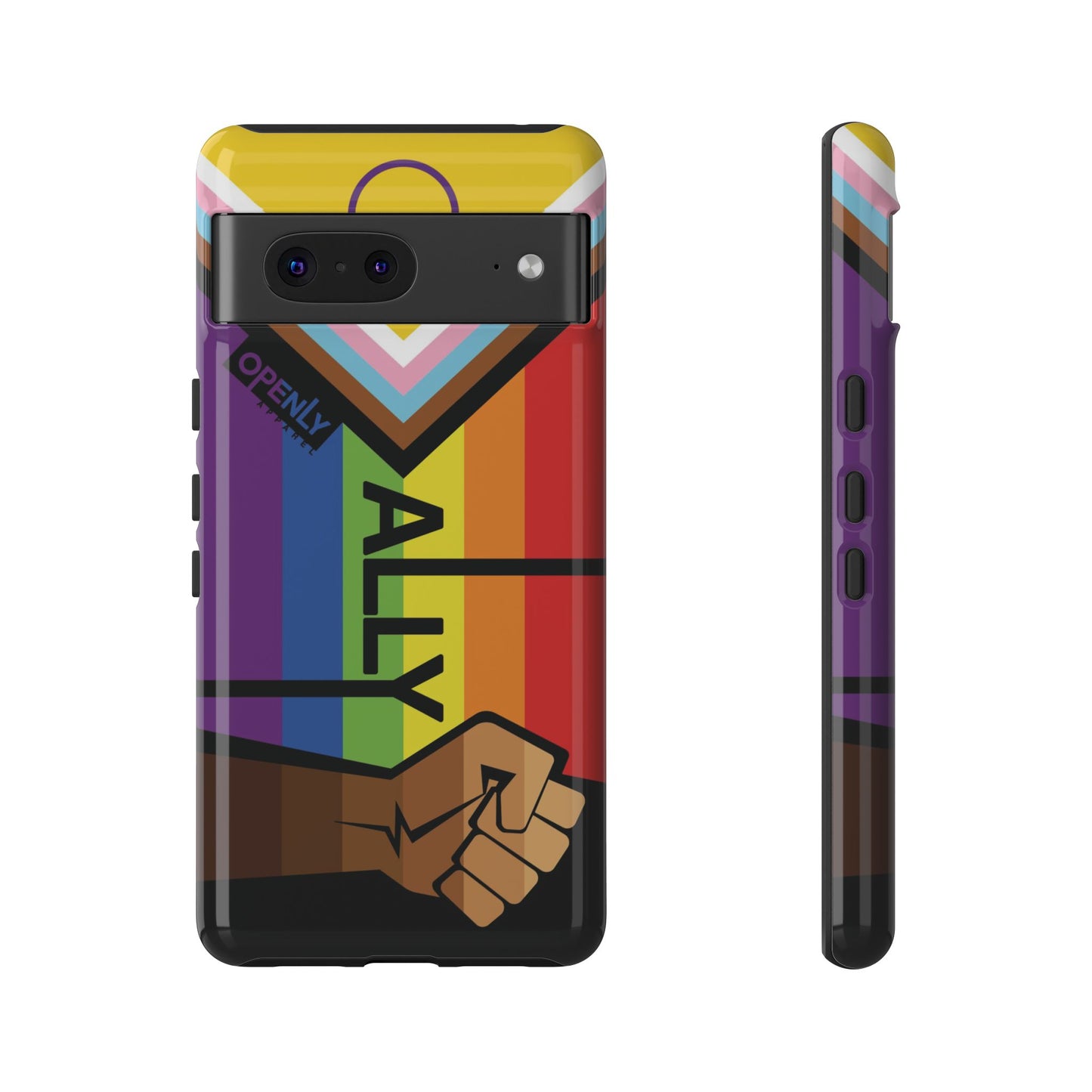 Ally Phone Case - Openly: Ally Design for LGBTQ+ & BIPOC Supporters