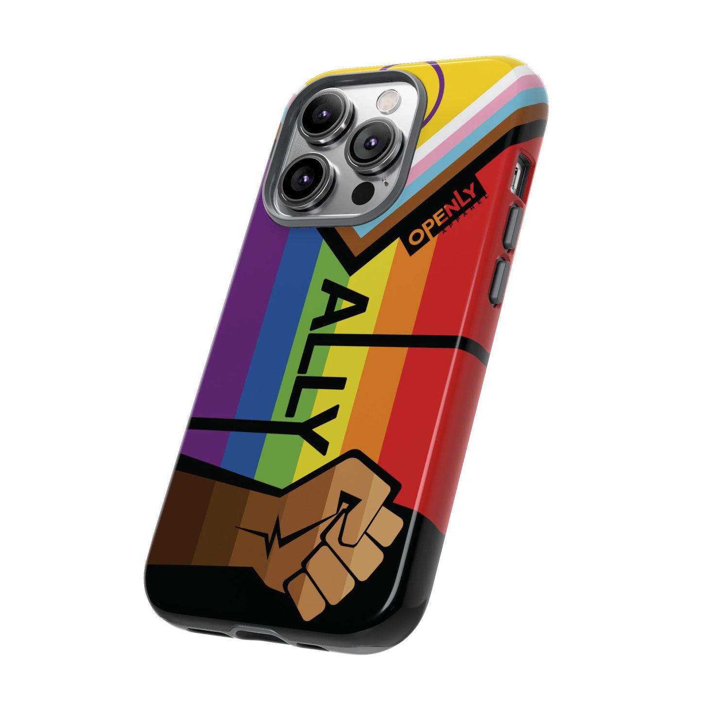 Ally Phone Case - Openly: Ally Design for LGBTQ+ & BIPOC Supporters