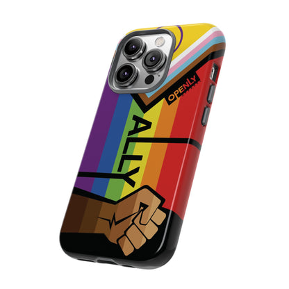 Ally Phone Case - Openly: Ally Design for LGBTQ+ & BIPOC Supporters